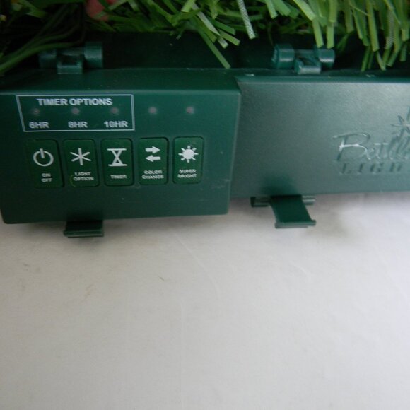 NEW Bethlehem Lights 48" Green Color Flip Overlit Swag GREEN W/REMOTE - Picture 5 of 5